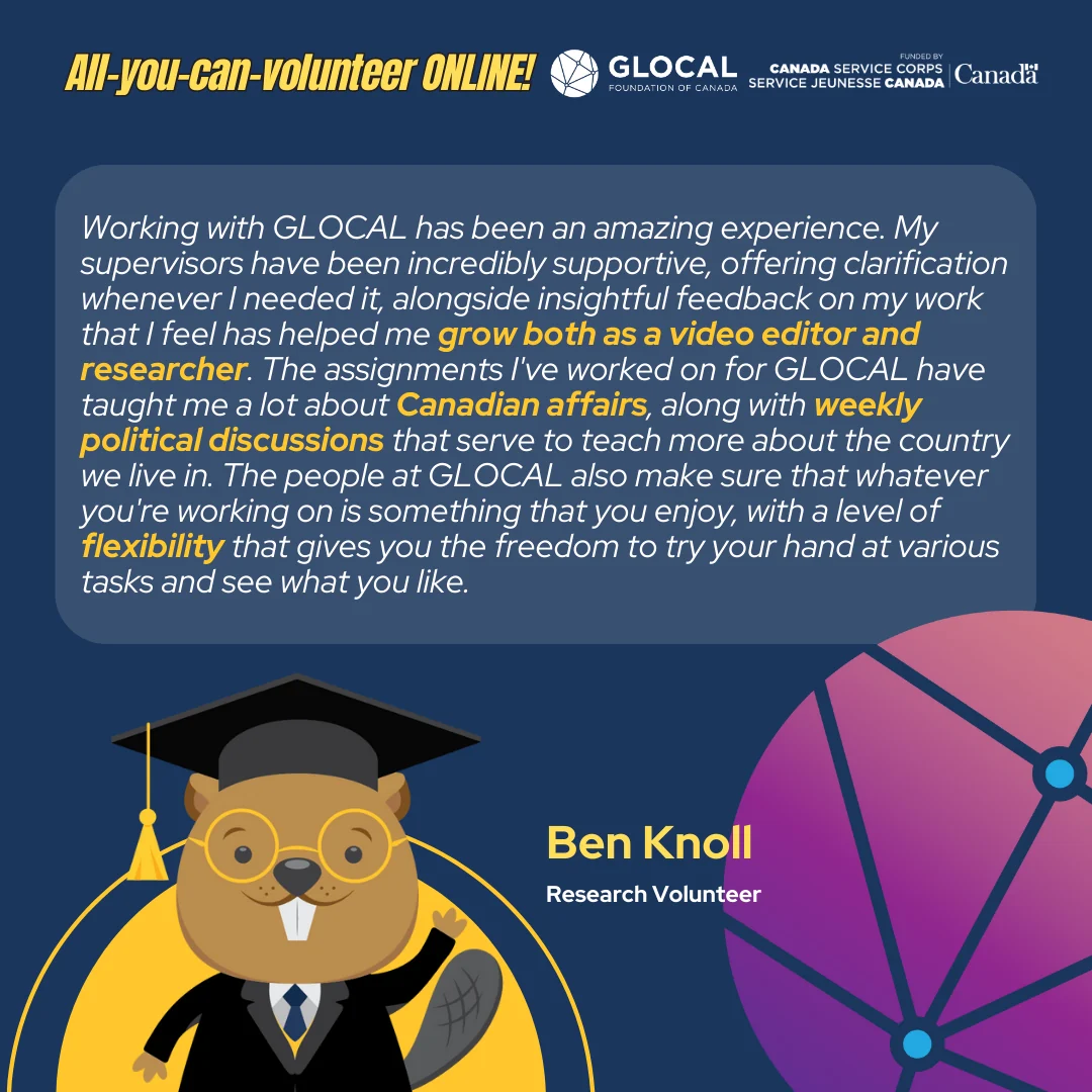Read Ben Knoll’s full volunteer testimonial.