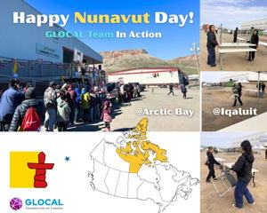 Nunavut Day community activities in Arctic Bay and Iqaluit.